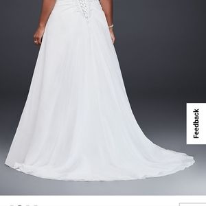 Davids bridal wedding dress  size 24W